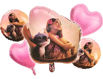 Set Stitch Globos Metalizados - 3