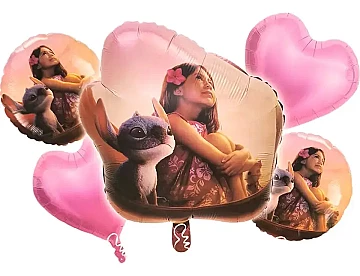 Set Stitch Globos Metalizados - 3