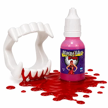 Dientes de Dracula con Sangre - 1