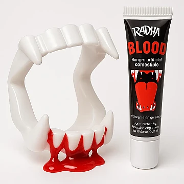 Dientes de Dracula con Sangre - 2