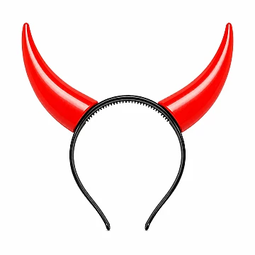 Vincha Diablo Plastico - 1