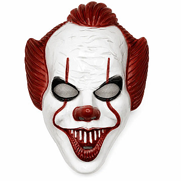 Mascara Plastica Rigida Payaso Terror - 1