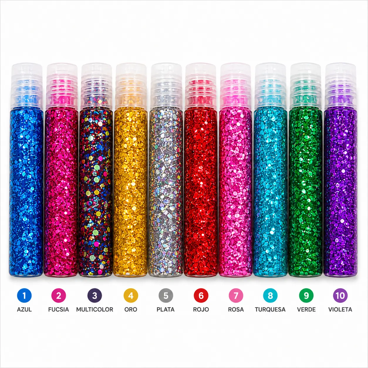 Glitter Metalico en Gel 20 Grs