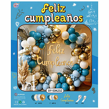 Set de Globos Deco Feliz Cumpleaños - 1