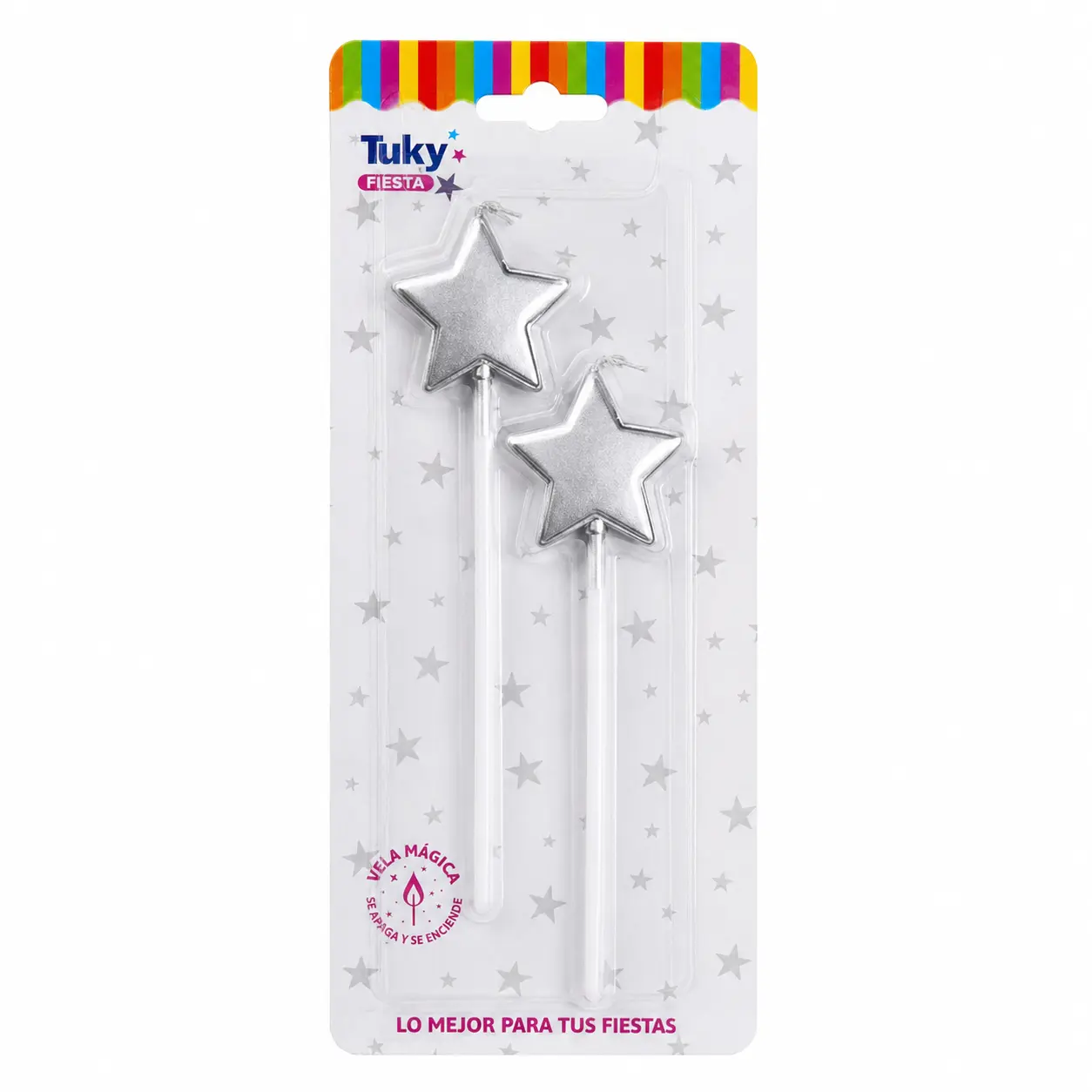 Vela Estrella Plata