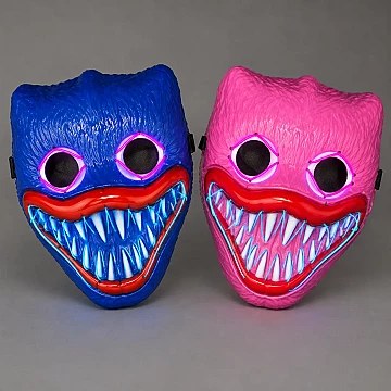 Mascara Calavera Con luz Led Neon - 1
