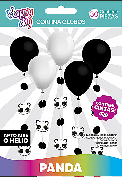 Cortina De Globos Panda - 1