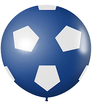 Fútbol Azul Con Blanco - 1