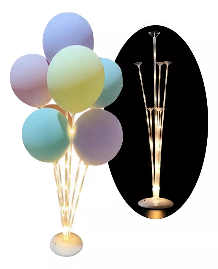 Soporte de Globos con Luz