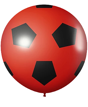 Fútbol Rojo Con Negro - 1