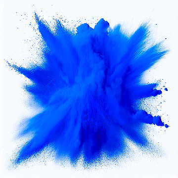 Polvos Holi Azul Bolsita 50 Gr - 1