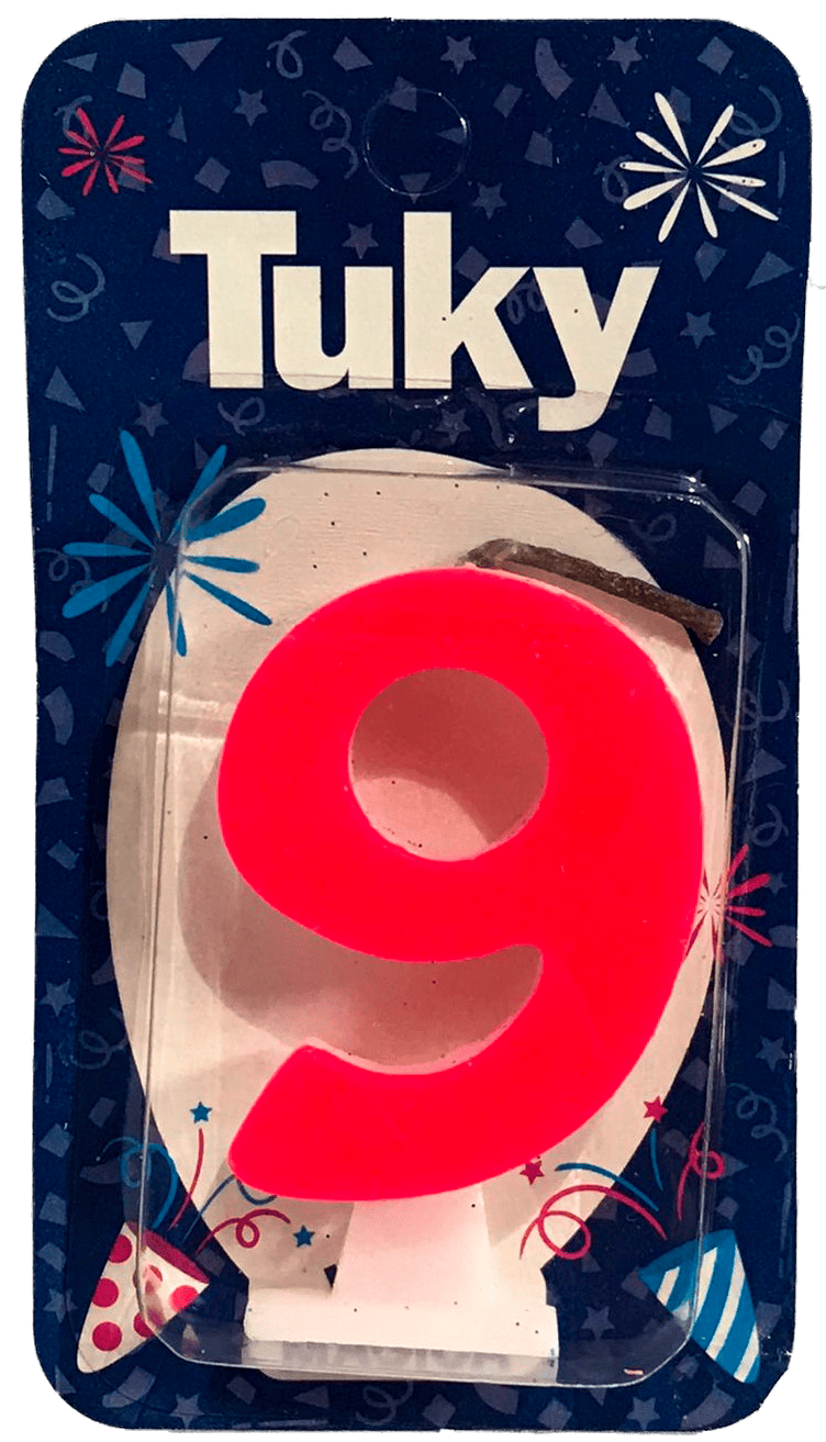 Vela Fluo Nº 9