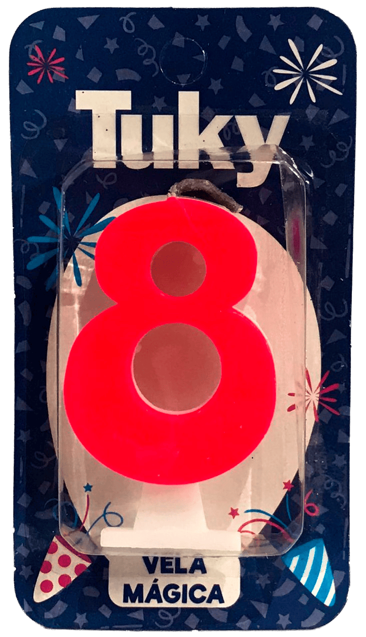 Vela Fluo Nº 8