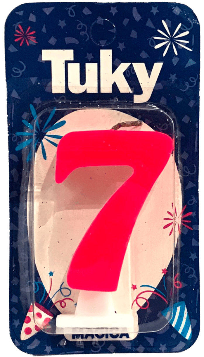 Vela Fluo Nº 7