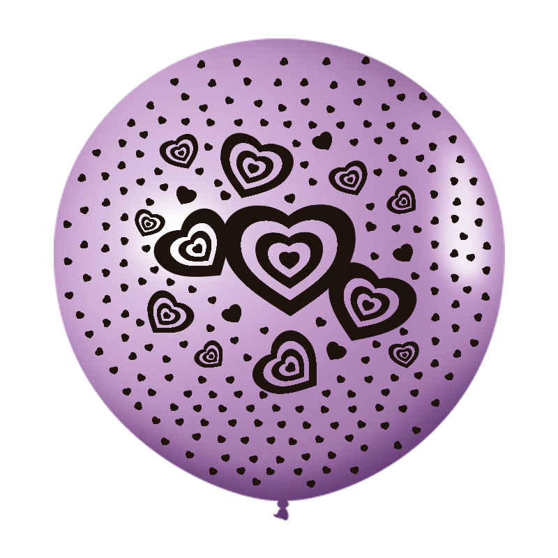 Corazones Lila